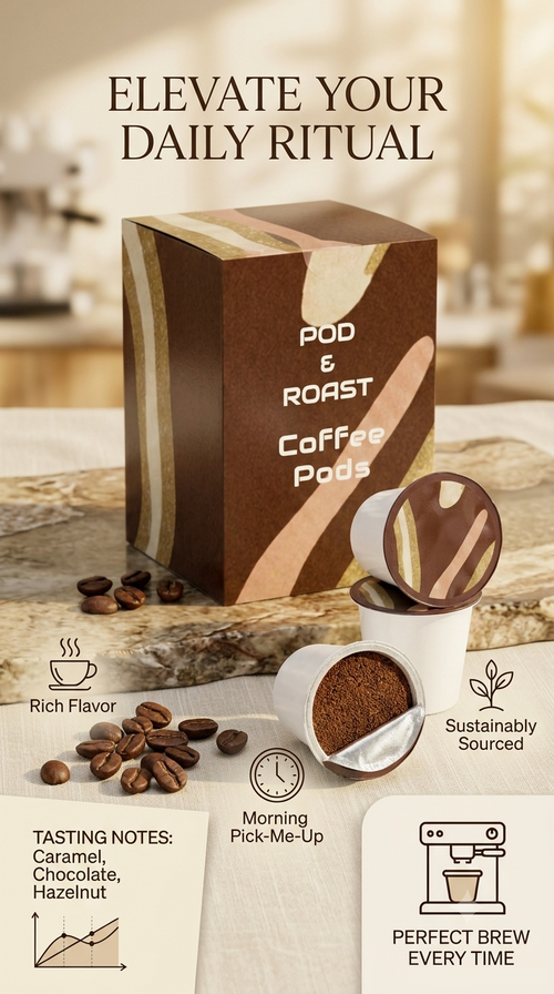 Rich Hazelnut Coffee Pods – Medium Roast Keurig K-Cups | Pod & Roast