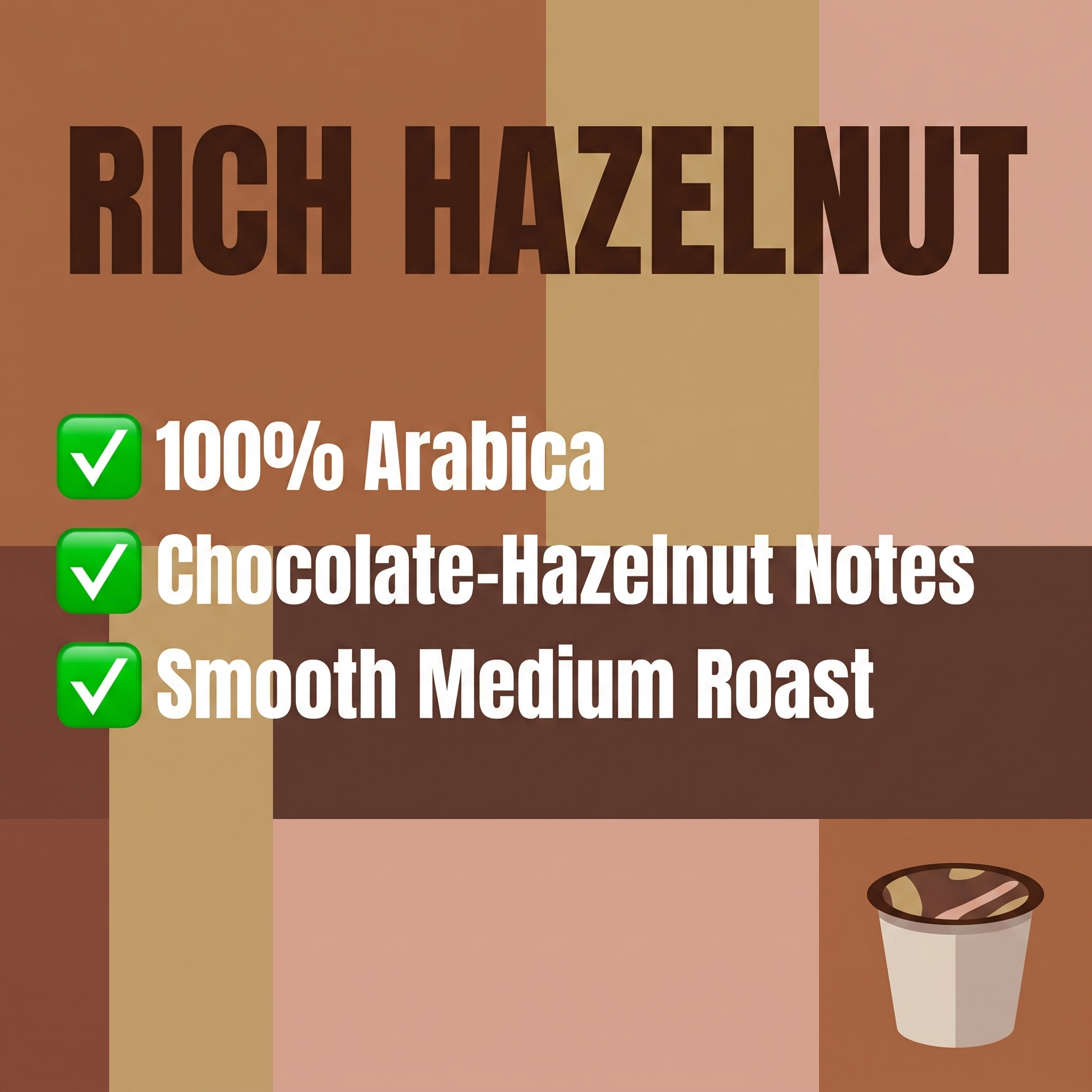 Rich Hazelnut Coffee Pods – Medium Roast Keurig K-Cups | Pod & Roast